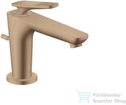 Hansgrohe AXOR CITTERIO C 90 hidegindításos mosdó csaptelep négyszög metszéses fogantyúval, automata leeresztővel, szálcsiszolt vörös arany hatású 49011310 (49011310)