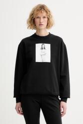 Calvin Klein melegítőfelső női pamut - fekete S - answear - 34 990 Ft