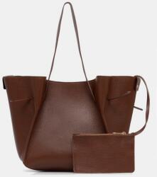 ANSWEAR shopper női bőr - barna Univerzális méret - answear - 31 990 Ft