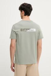 Calvin Klein t-shirt férfi pamut - zöld XL - answear - 17 990 Ft