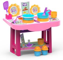 Jumbo Aragaz jucărie Jumbo, roz fucsia, cu 14 accesorii (1068861) Bucatarie copii