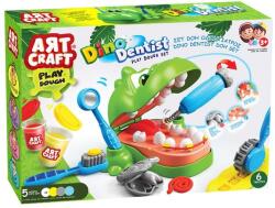 Jumbo Set plastilină Jumbo Stomatolog Dinozauri cu accesorii, 6 buc (1208216)
