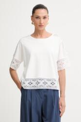Morgan t-shirt női pamut DTAL - fehér XS