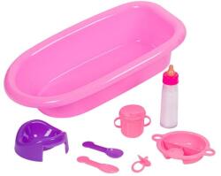 Jumbo Cadă pentru papuși Jumbo cu accesorii, roz (1200687)