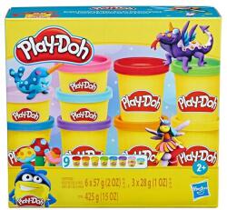 Jumbo Plastilină Play-Doh Culori Vii, set 6 culori, Hasbro (1239411)