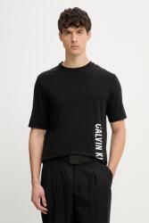 Calvin Klein T-shirt férfi pamuttal - fekete XL