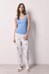 Women'Secret kétrészes pizsama női pamut elasztánnal - kék S - answear - 15 990 Ft