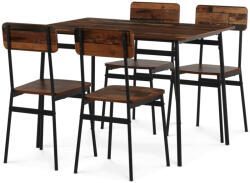 Artium 4 személyes old wood MDF étkezőgarnitúra 110x70x76 cm - AUT-O2155 OLW2 (artAUT-O2155-OLW2)
