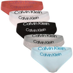 Calvin Klein 5PACK chiloți damă Calvin Klein multicolori (QD5332-3C9) L (185465)