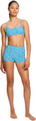 Modibodi Lány menstruációs fürdőruha Modibodi Performance Hi Waist Short Super Wavy Blue alsó rész (DMPMPHWSSWB) 10-12 éves
