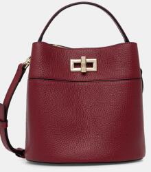Furla keresztpántos női bőrtáska - burgundia Univerzális méret