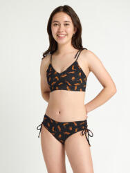 Modibodi Lány menstruációs fürdőruha Modibodi Teen High Bikini Cheetah Chase Black alsó rész (MODI4375CCB) 10-12 éves