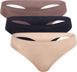 Calvin Klein 3PACK tanga damă Calvin Klein multicolore (QD5211-3EQ) S (185454)