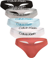 Calvin Klein 5PACK női tanga Calvin Klein többszínű (QD5331-3C9) M