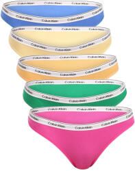 Calvin Klein 5PACK chiloți damă Calvin Klein multicolori (QD5208E-4WI) S (185459)