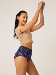 Modibodi Chiloți menstruali Modibodi Classic Full Brief Moderate-Heavy Passion Vine Navy (MODI4018PVN) XL (178891)