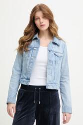 Juicy Couture női pamut farmerdzseki DIAMANTE CROPPE - kék XS