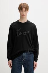 KENZO hosszúujjú férfi pamut - fekete XL - answear - 89 990 Ft