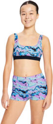 Modibodi Costume de baie pentru fete Modibodi Performance Reversible Crop Top Marble Blue partea de sus (DPMPRCTMB) 10-12 ani (184977)