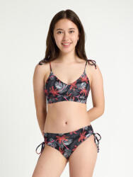 Modibodi Lány menstruációs fürdőruha Modibodi Teen High Bikini Jungle Palm Black alsó rész (MODI4375JPB) 12-14 éves
