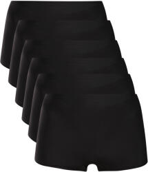 Gaubert 6PACK chiloți pentru femei Gaubert cu picior fără cusături negri (GBTW-953) XXL/3XL (185251)