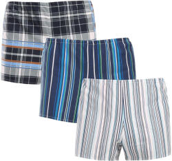Foltýn 3PACK klasszikus férfi bő szárú boxeralsó Foltýn többszínű nagy méret (KN838485) 3XL