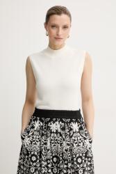 U. S. Polo Assn U. S. Polo Assn. női viszkóz mellény Mock Neck Sleeveless - bézs S