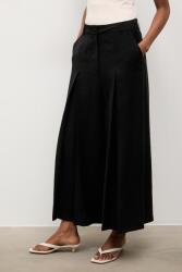 Answear. LAB női culottes nadrág lyocellel - fekete S