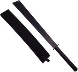 DEPOX Sabie de vanatoare DEPOX®, Ninja Blade, maner metal, 81 cm, negru, teaca inclusa (0920)
