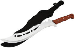 DEPOX Maceta de vanatoare DEPOX®, Oriental Blade, otel inoxidabil, 58 cm, maro (0924)