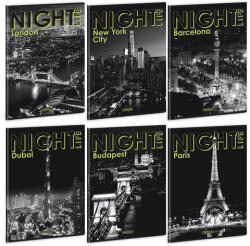 Ars Una Füzet kockás ARS UNA A/4 40 lapos Extra kapcsos Night Life (53125828) - fotoland