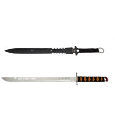 DEPOX Set doua sabii, DEPOX®, Ninja Path, 70 cm, teaca inclusa (0916)