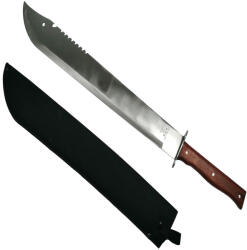DEPOX Sabie de vanatoare DEPOX®, Lord Blade, maner lemn, 69 cm, teaca inclusa (0933)