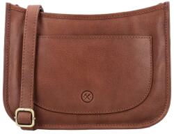 Hide & Stitches Barna elegáns crossbody táska „Francesca (K24995-006-brown-HU)