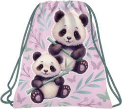 DERFORM Pandás tornazsák, 41x35cm, PA11, két panda (DFM-WOPA11) - mesescuccok