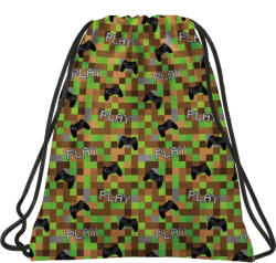 DERFORM Minecraft mintás tornazsák, 41x35cm, BackUp, 2026, A81, Play (DFM-WOB8A81) - officetrade