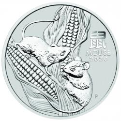 Perth Mint | Egér 5 uncia | Lunar III | 2020 | ezüstérme (9402465)
