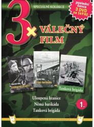 Multiland Válečný film 1 (Uloupená hranice, Němá barikáda, Tanková brigáda) - 3DVD