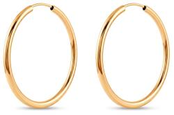 SAVICKI Леки диамантовани златни обеци халки savicki 585, 2, 5 см