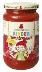 ZWERGENWIESE Sos de tomate pentru copii cu indulcitor din mere fara gluten, eco - 340 ml