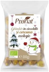 Pronat Foil Pack Ghimbir Glazurat In Ciocolata Alba Cu Turmeric/curcuma, Bio, 80g