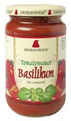 ZWERGENWIESE Sos de tomate cu busuioc fara gluten, eco - 340 ml