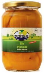 Marschland Compot bio de piersici jumatati, 680 g/385 g
