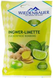 Wiedenbauer Bomboane Fara Zahar Cu Ghimbir Si Limete, 75g