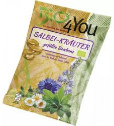 Bio4You Dropsuri BIO cu salvie si plante medicinale, 75 g Bio 4 You