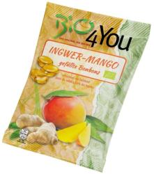 Bio4You Bomboane cu ghimbir si mango fara gluten, eco - 75 g