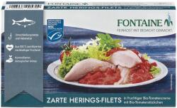 Fontaine FIle de hering in sos bio de tomate cu bucati de tomate - 200 g