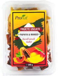 Pronat Tray Pack PAPAYA si MANGO FRUCTE USCATE NATUR 200G