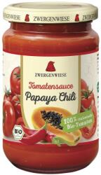 ZWERGENWIESE Sos de tomate papaya si chili fara gluten, eco - 340 ml