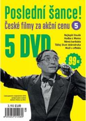 Multiland Poslední šance 5 (Nejlepší člověk, Hudba z Marsu, Němá barikáda, Těžký život dobrodruha, Muži v offsidu) - 5DVD